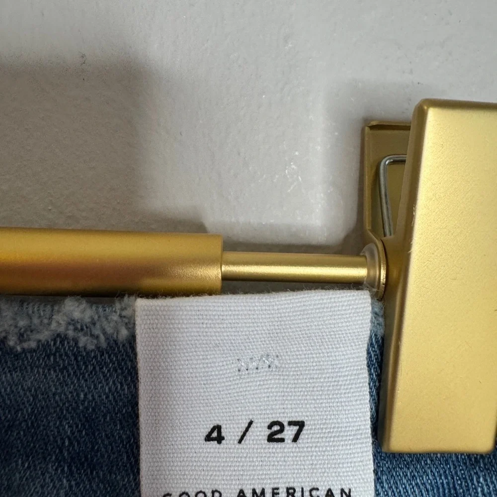 Good American Good Legs Crop Women's Blue Jeans - Picture 4 of 8